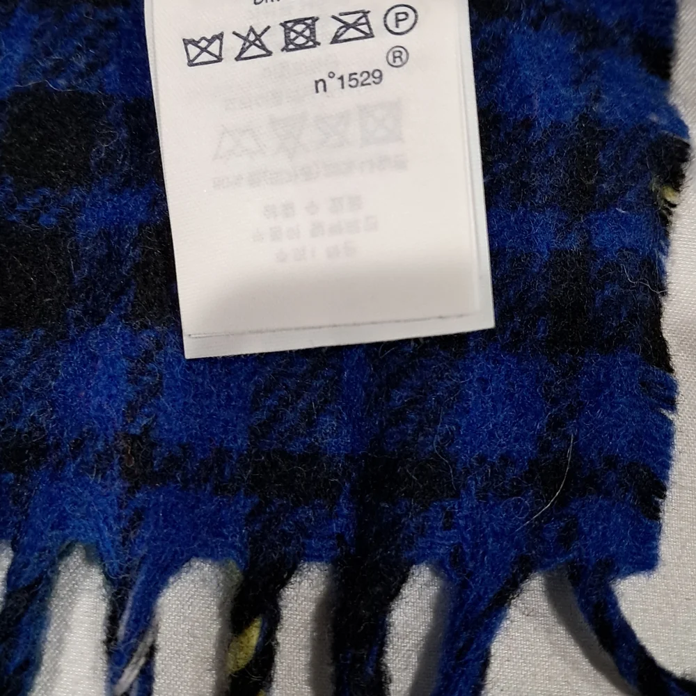Polo Ralph Lauren Reversible Plaid Virgin Wool Men Scarf 72